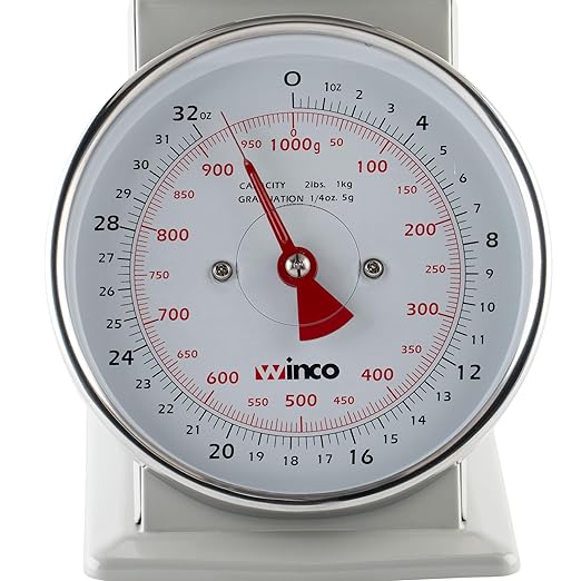 Winco Analog Receiving Scale with Dial, 6.5"