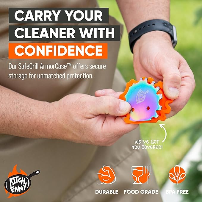 Bristle-Free Grill Scraper Gadget for Dads Who Like Grilling and Have Everything