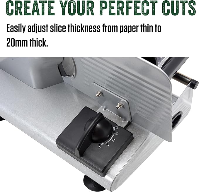 LEM Products 7 ½ Inch Electric Meat Slicer Machine with a Stainless Steel Serrated Blade