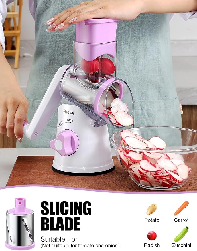 Cheese Grater and Mandoline Slicer Bundle