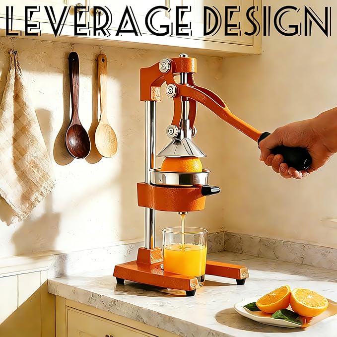 Cast Iron Juicer (Orange)