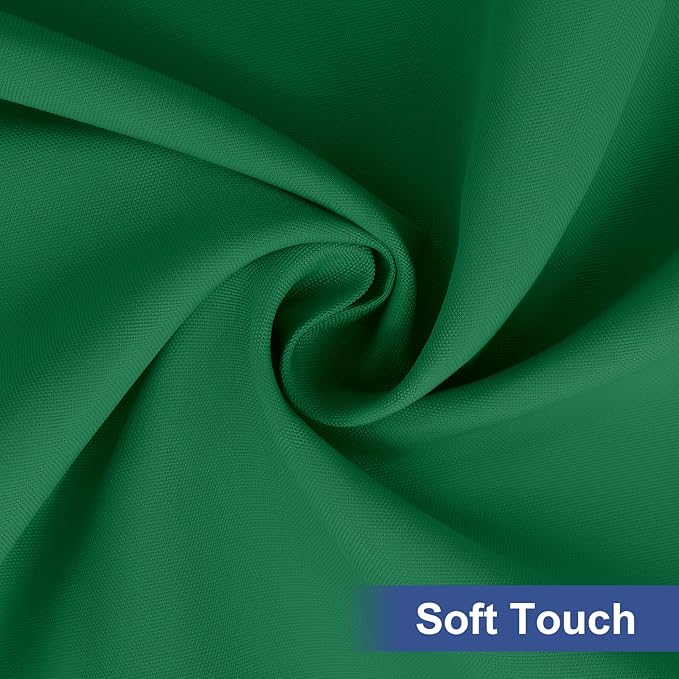 homing Rectangle Table Cloth Cover, Waterproof Polyester Elastic Fitted Tablecloth, Fits for 5 Foot Folding Tables, Washable Table Protector for Christmas, Holiday, Party (Hunter Green, 30" x 60")