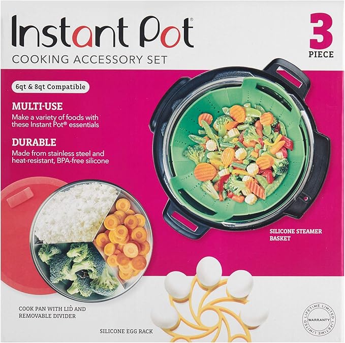 Instant Pot Official Cooking Set, 3-Piece