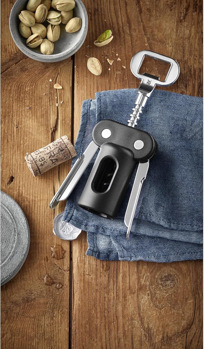 WMF Clever & More Corkscrew with arms, Black