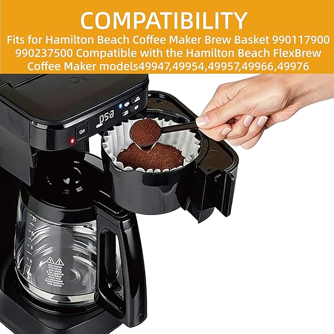 Coffee Machine Brew Basket Bottom Spring Loaded Stopper Kit - Compatible with Mr. Coffee, Black & Decker & Hamilton Beach Models 990117900, 990237500,Coffee Maker Replacement Parts & Accessory
