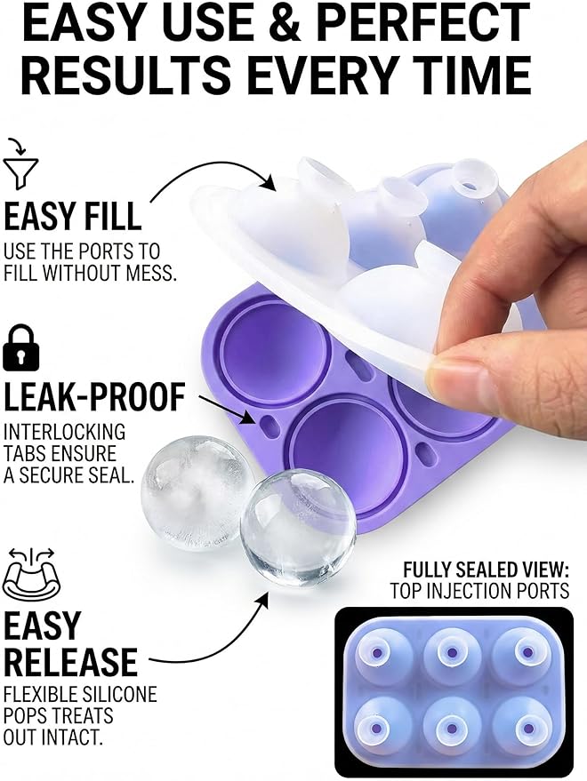 Jello Egg Molds For Jello Jigglers, Egg Bites,And Chocolate Whole Egg Shaped Silicone Mold For Holidays And Celebrations Baking And Treats Food-Grade And Bpa-Free (Purple)