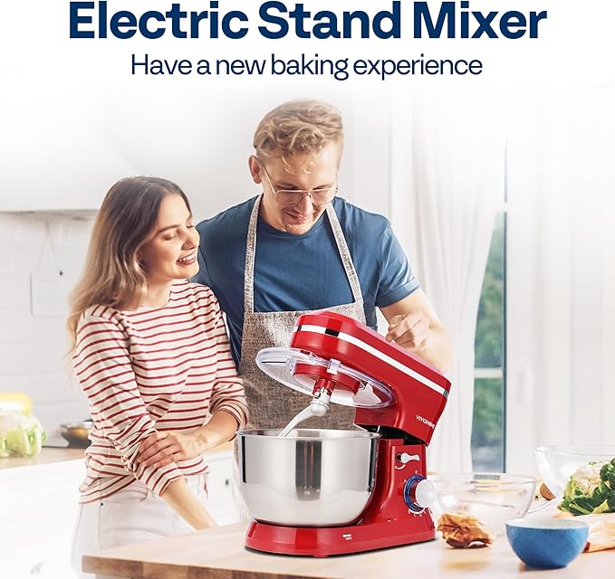 VIVOHOME 4.75 Quart Stand Mixer with 6 in 1 Multifunctional Stand Mixer