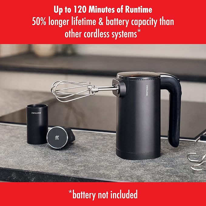 ZWILLING Xtend Cordless Hand Mixer (Battery Not Included)