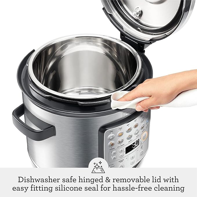 Breville Fast Slow Go Pressure Cooker BPR680BSS, Brushed Stainless Steel