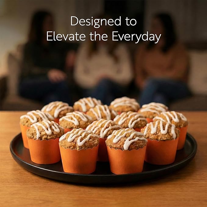 Restaurantware Baking Cups 200 Pack of 3.38 oz Paper Cupcake Liners Greaseproof Scalloped Oven-Safe Elegant Dessert Muffin Cups Disposable for Parties