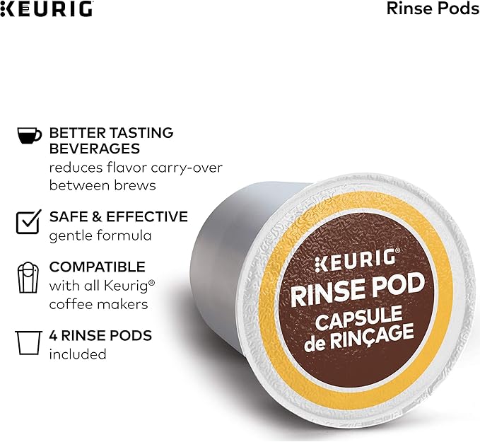 Keurig K-Elite Coffee Maker, Single Serve K-Cup Pod Coffee Brewer, Brushed Gold & 3-Month Brewer Maintenance Kit Includes Descaling Solution, Water Filter Cartridges & Rinse Pods, 7 Count