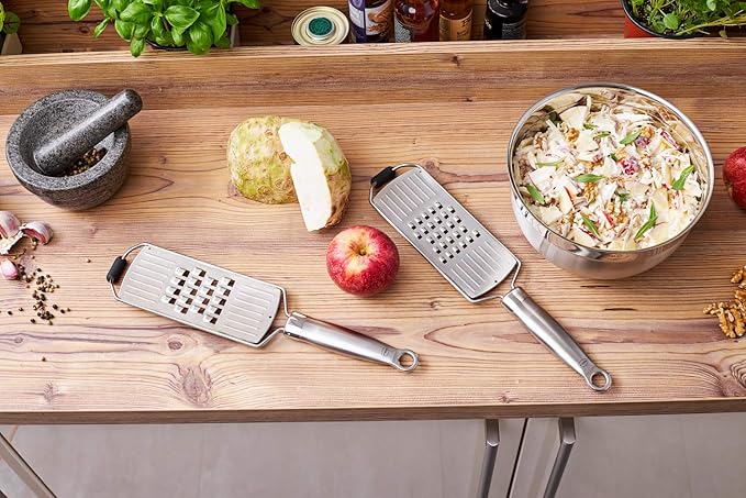 Rosle 95005 Kitchen Collection Stainless Steel Grater/Slicer Fine Stainless