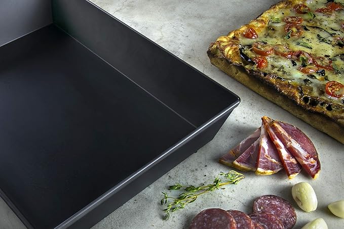 Lloyd Pans Detroit Style Pizza Pan 10 by 14 by 2.5 Inch -PSTK