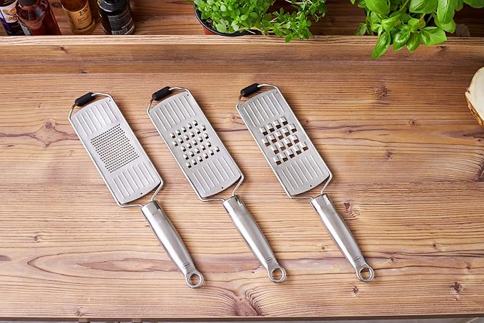 Rosle Kitchen Collection Stainless Steel Grater/Slicer Fine Stainless