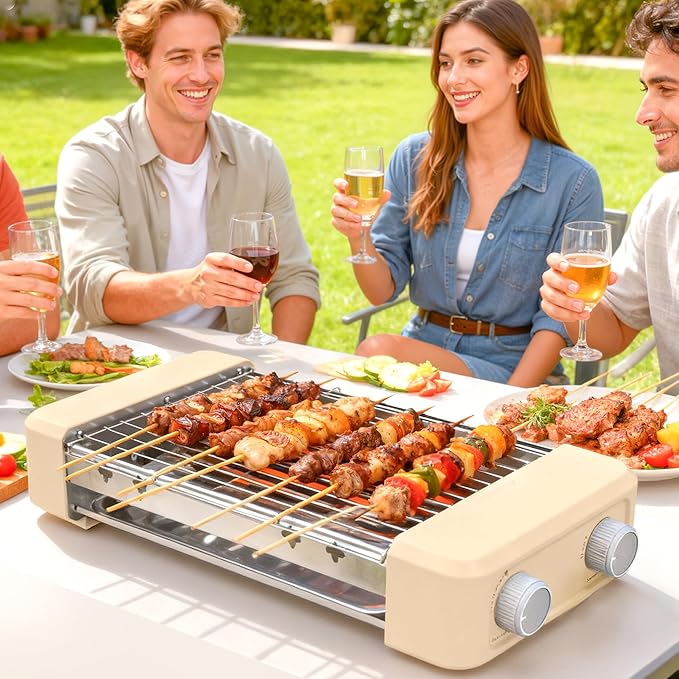Electric Hot Dog Roller Machine,3 in 1 Indoor Grill with 360° Rotating Tray (9 Sausages) & Removable Grills Net & Nonstick Plate,Hot Dog Roller Grill Sausage Grills for Family BBQ Party