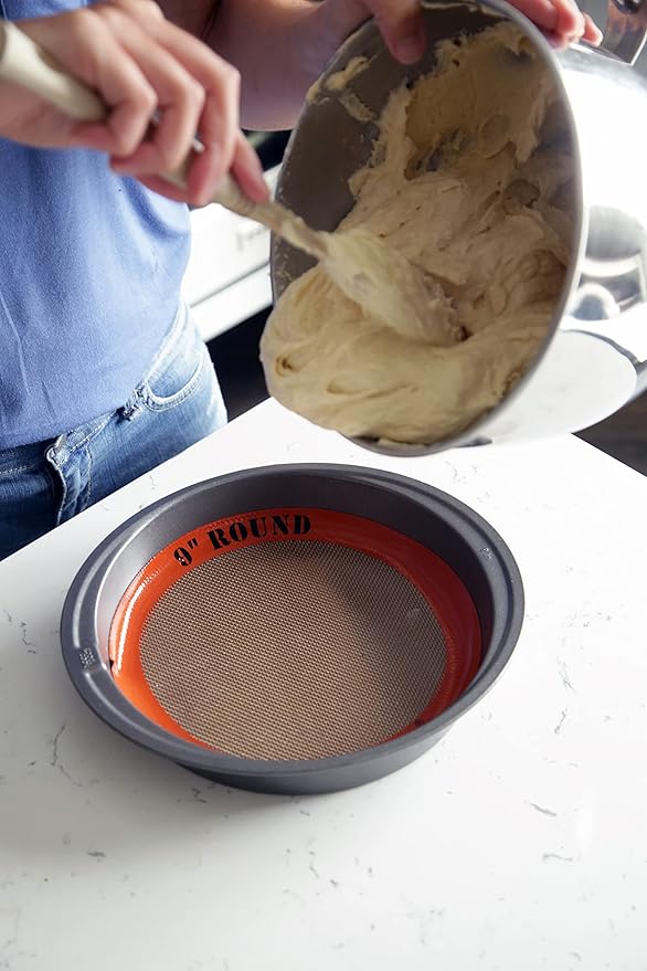 Silpat The Original Round Cake Liner Non-Stick Silicone Baking Mat, 9"