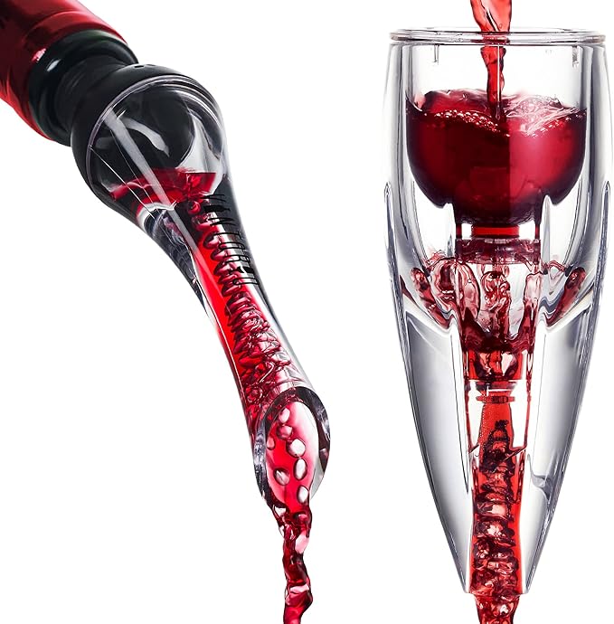 Wine Aerator Pourer and Omni Wine Aerator Bundle by Vintorio