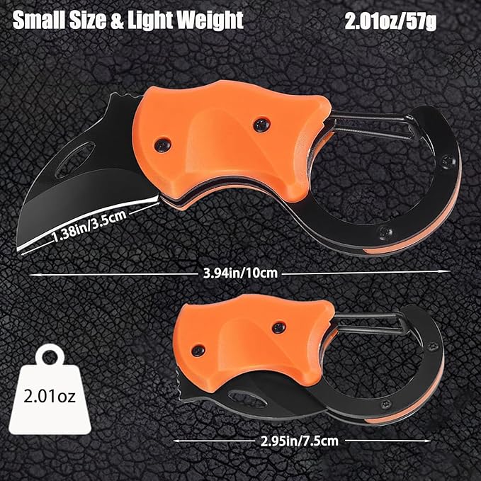 2 Pack Small Pocket Knife Fathers Mothers Dad Mom Day Gifts for Men Women from Daughter Wife Husband Son, EDC Knives Anniversary Birthday & Christmas Gifts for Him Her, Cool Gadgets Stocking Stuffers