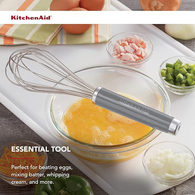 KitchenAid Classic Utility Whisk, 10.5-Inch, Gray