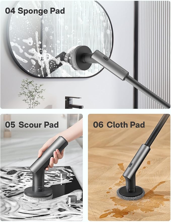 HOTO Electric Wine Opener Bundle with Electric Spin Scrubber