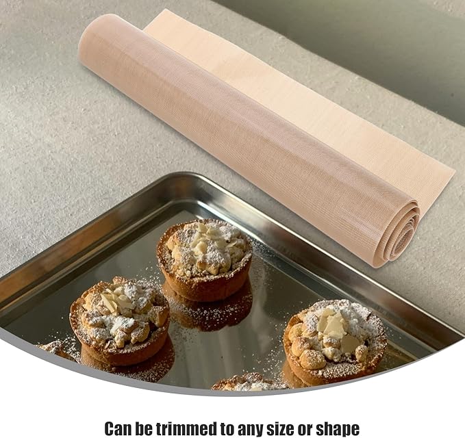 Silicone Baking Mat Roll 0.4mm Thick 30cm X 182.88cm Food Grade Non-stick Reusable Dough Rolling Mat for Oven Baking Cookies Biscuits Donuts