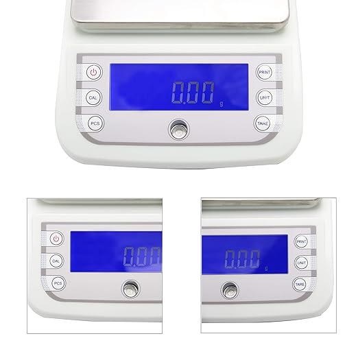 CGOLDENWALL 5000g 5kg 0.01g Lab Analytical Balance Digital Precision Electronic Scale Analytical Counter Automatic Calibration Commercial Scale High Precision Output RS232 and Automatic Calibration