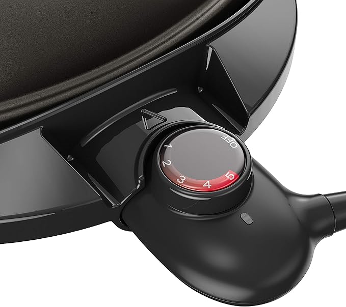 George Foreman Indoor/Outdoor Electric Patio Grill, Apartment Approved, 15-Serving, Removable Stand, Black