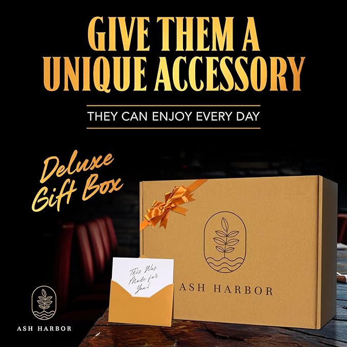 Countertop Liquor Dispenser for Home Bars – Wooden Whiskey Dispenser with Food-Safe All-Metal Valve – Bourbon Decanter & Whiskey Decanter for a Classy Presentation, Alcohol Gifts for Men by Ash Harbor