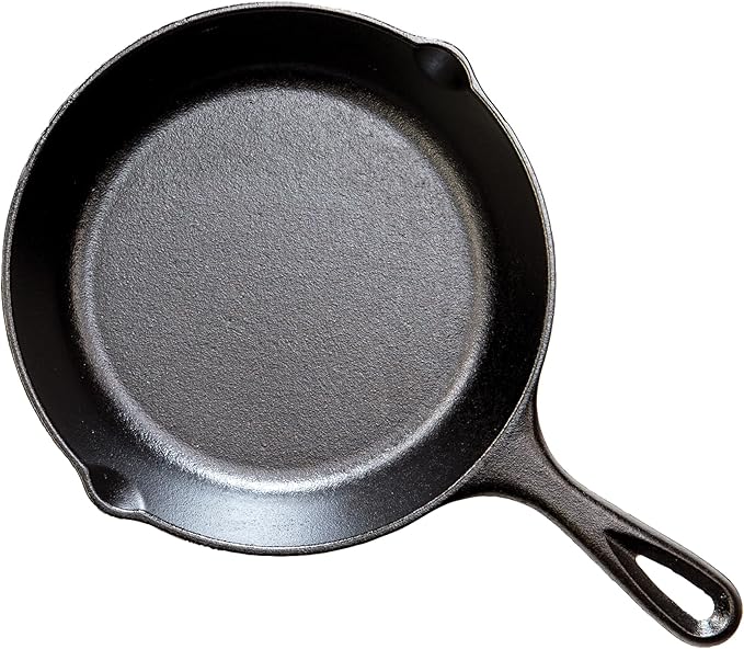 Lodge Wildlife Series-8" Cast Iron Skillet with Duck Scene, 8", Black
