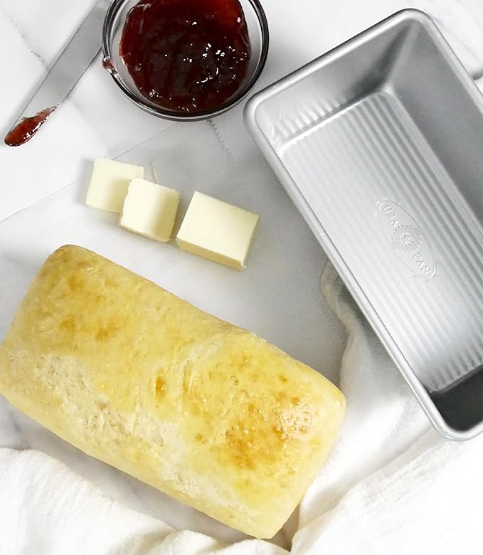USA Pan Bakeware Seamless Nonstick Standard Bread Loaf Pan, 8 x 4.5 x 2.75 (Pack of 6)