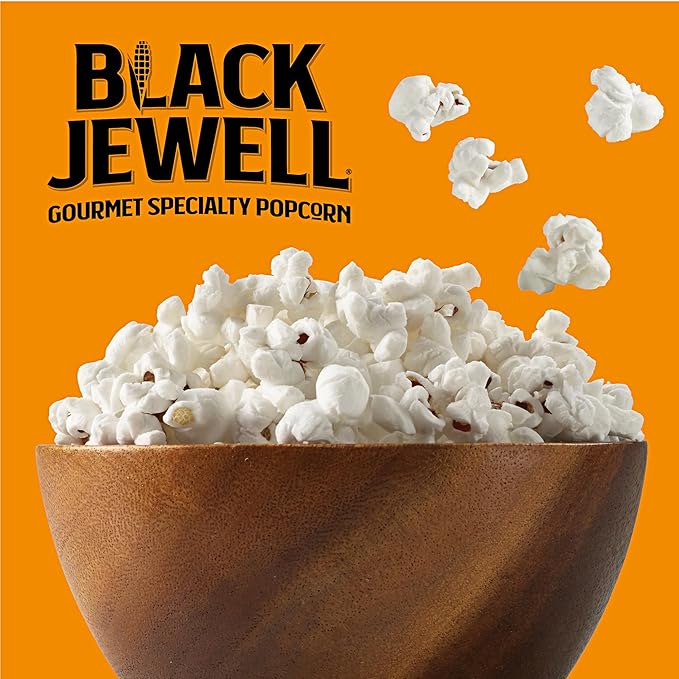Black Jewell Gourmet White Microwave Popcorn, Touch of Butter,10.5 Ounces (Pack of 3)