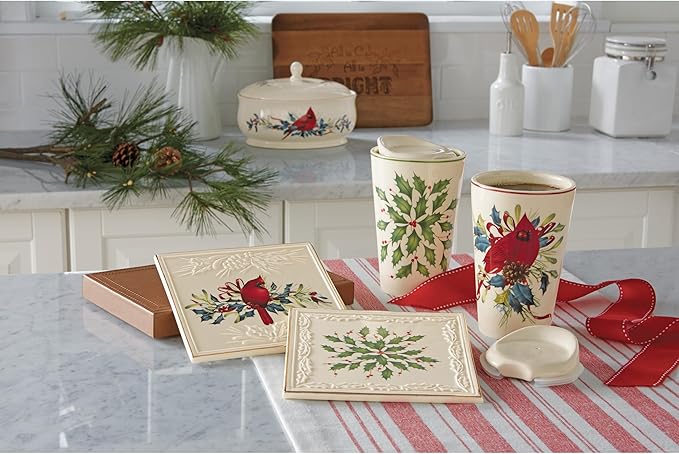 Lenox 870020 Hosting The Holidays Trivet, Christmas