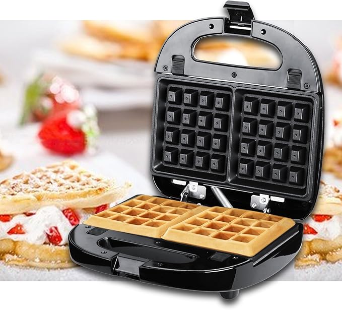 ZZ Breakfast Sandwich Maker with Sets of Detachable Non-stick Plate S6141A-B