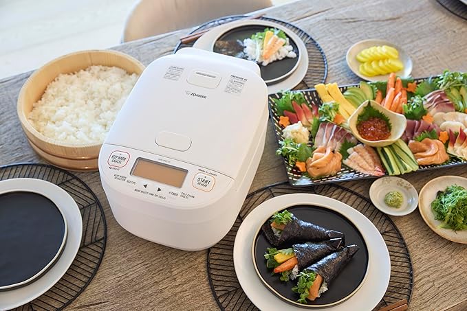 Zojirushi NW-YNC18WA Induction Rice Cooker and Warmer10 Cup, White