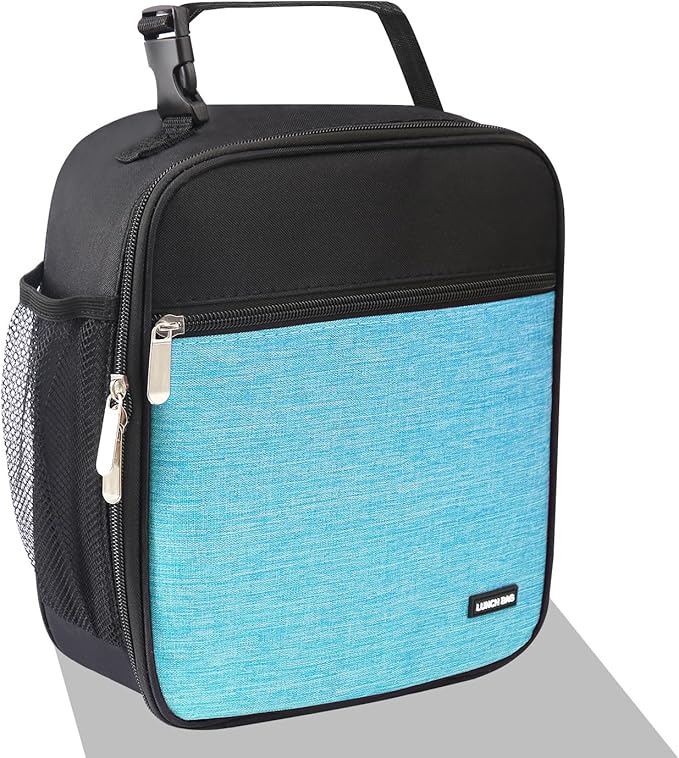 Lovoeo Lunch box Lunch bag for men women Insulated Lunchbox Lunch bags for Work Picnic Travel (Thicken blue)