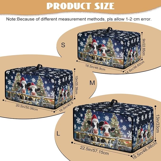 Air Fryer Toaster Oven Dust Cover Protective Microwave Oven Cover Small Electric Appliance Protector Decorations Kitchen Accessories, S, Christmas Hat Cow Snowflake