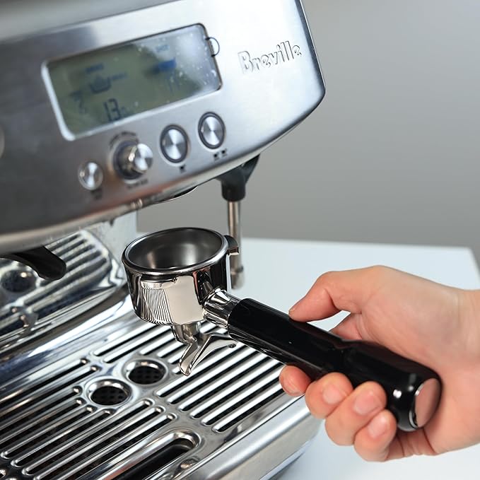 54mm Portafilter Double Spout Compatible with Breville Bambino Plus (BES500)/ Infuser (BES840XL) 54mm Breville Barista Series-ABS Handle