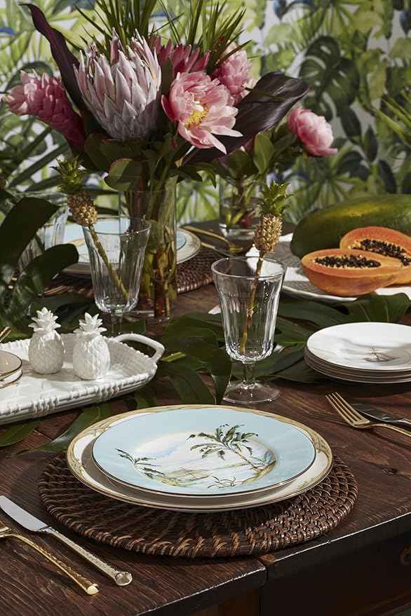 Lenox 6226609 British Colonial Bamboo Dinner Plate