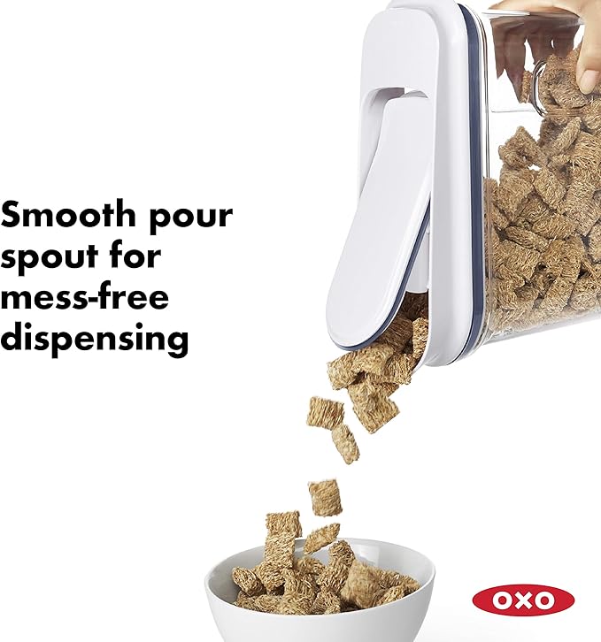 OXO Good Grips Airtight POP Small Cereal Dispenser (2.5 Qt),2.5qt,2.5 Qt - Granola