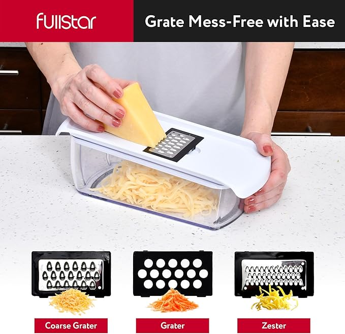 8 in 1 Vegetable Chopper + 2pcs Silicone Lid