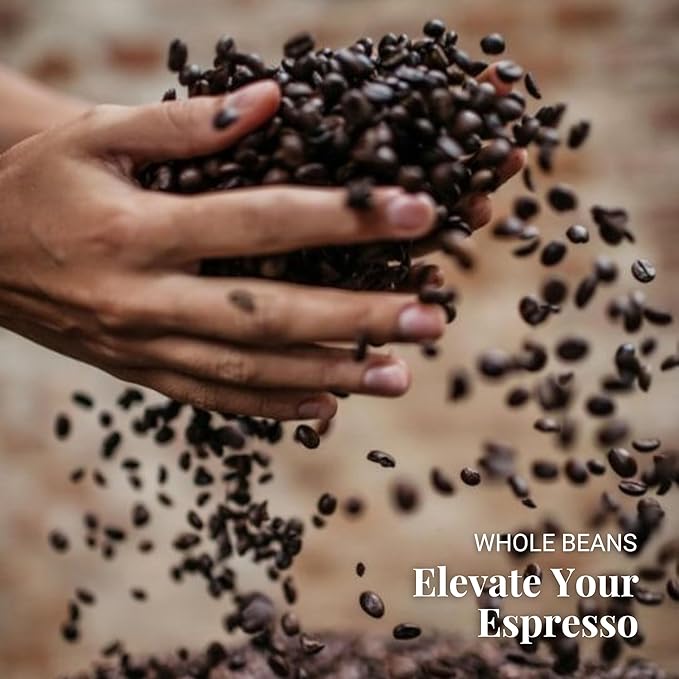 Caffe Vergnano Espresso Beans Antica Bottega Whole Bean Coffee 2.2 lb (Pack of 2) - Italian Medium Roast Arabica, with Chocolate Caramel Notes - For Coffee Maker, French Press Espresso Maker, Moka Pot