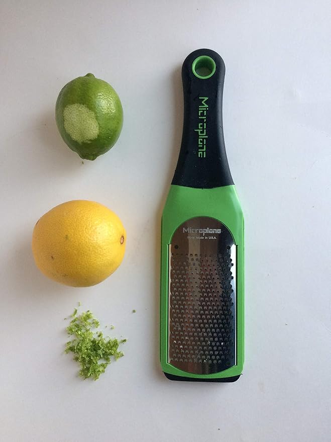 Microplane Artisan Series Parmesan Cheese Grater and Zester (Fine, Green)