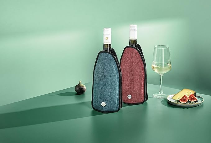 AdHoc Icepour Wine Chiller & Pourer - Wine Bottle Chiller for Outdoor Parties - Functional Wine Accessory & Bar Essential - Cooling Tool for Drinks