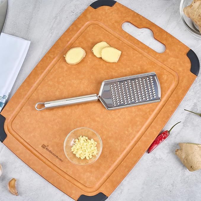 Restaurantware-German Standard Fine Handheld Graters, 24 Flat Cheese Graters - Dishwashable, Durable, Stainless Steel Food Grater With Handle, Suitable For Chocolate, Nutmeg, Garlic, Lemon