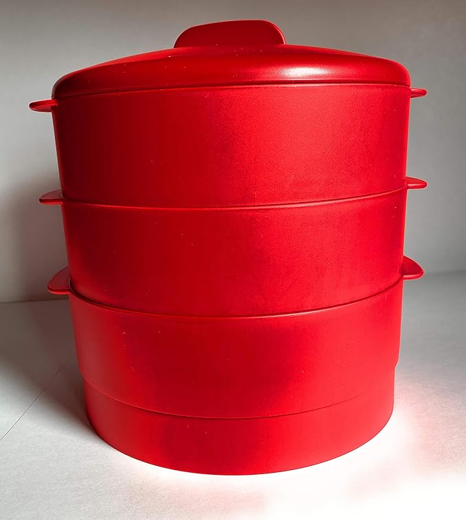 Tupperware Steam It - Smart Steamer - Two Layer Vegetable Rice Steamer