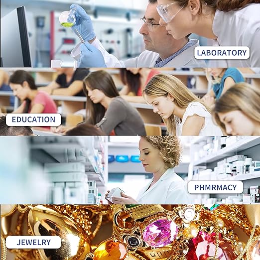Lab Scale 2000g×0.01g High Precision Laboratory Analytical Balance 0.01g Accuracy Jewelry Precision Digital Gram Scale (No Test Weight)