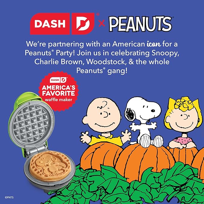 Peanuts x Dash Snoopy Vampire Mini Waffle Maker