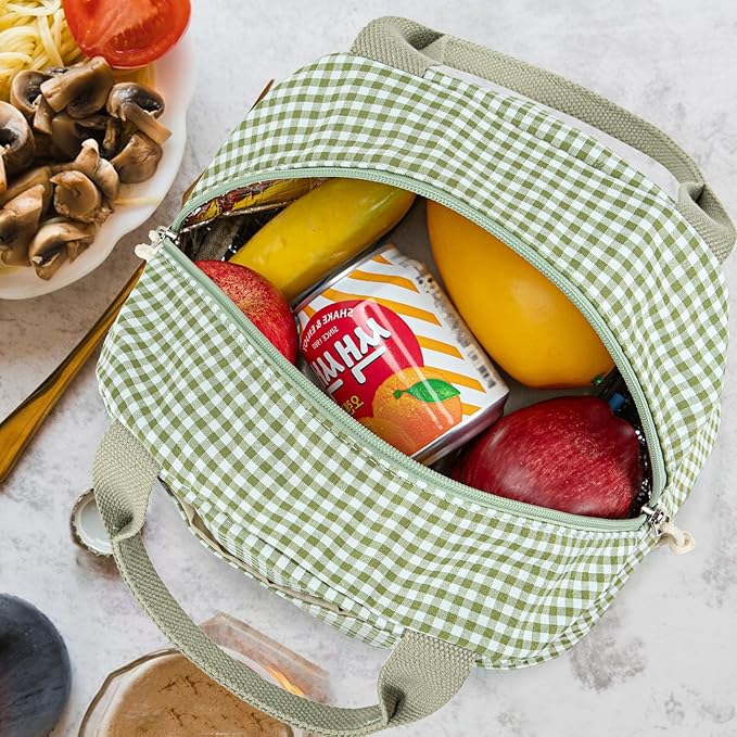 Bluboon Lunch Box for Women Cute Lunch Bag Reusable Insulated Lunch Bags Large Capacity Lunchbox Cooler for Work Picnic or Travel