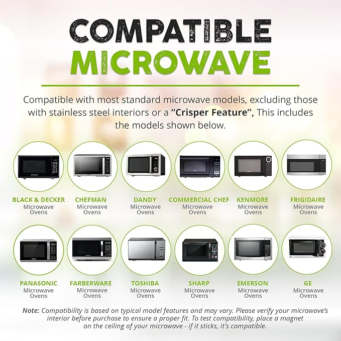 HOVER COVER Magnetic Microwave Splatter Cover with High Power, Strongest Magnetic Grip, Collapsible 12-Inch BPA-Free Food Lid, Vented Plate Guard, Dishwasher Safe, Space-Saving Storage - White