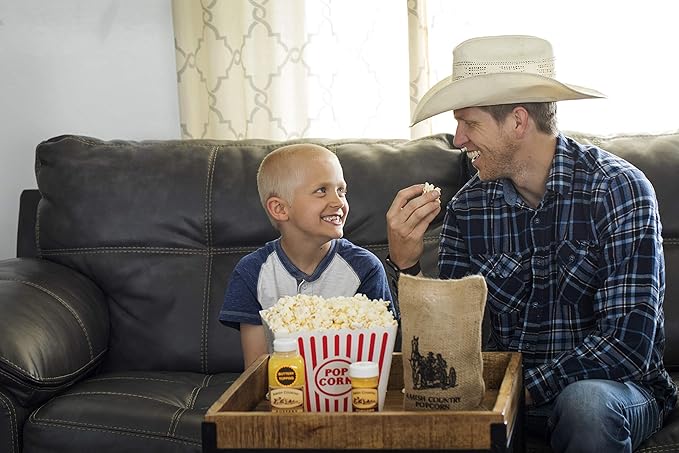 Amish Country Popcorn | Old Fashioned Microwave Popcorn | Non-GMO, Gluten Free, Microwaveable and Kosher (Microwave Sampler Gift Pack, 10 bags & 2 Cobs)